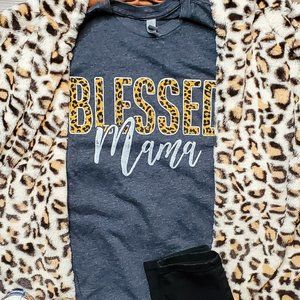 "Blessed Mama' Graphic Tee